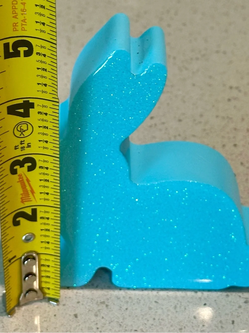 Hobby Lobby Turquoise Bunny Decorative Figure
